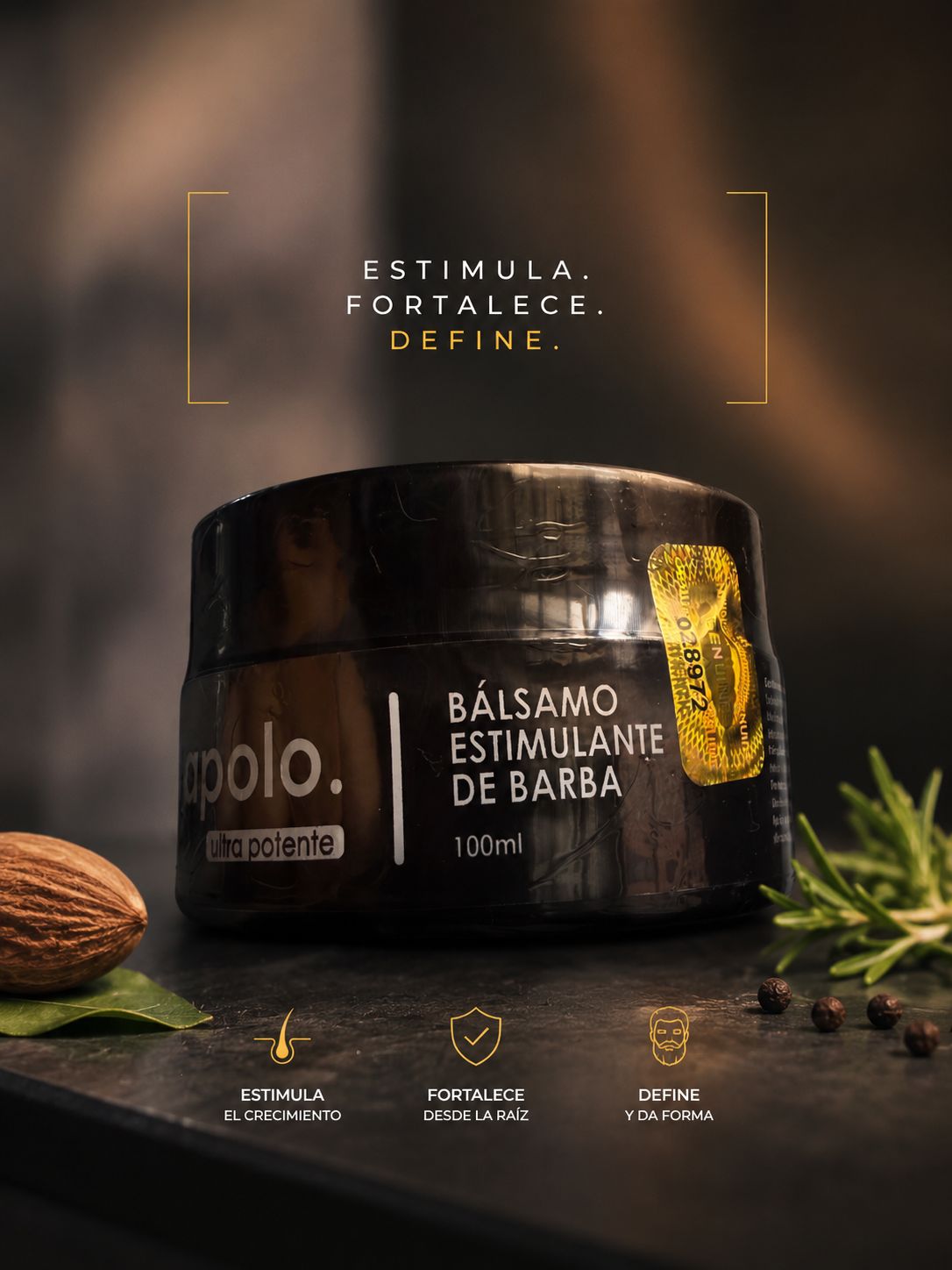 Crema Para Barba Apolo